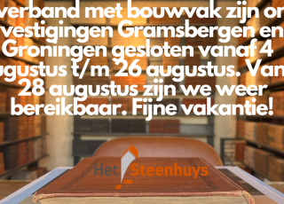Bouwvakantie 2023