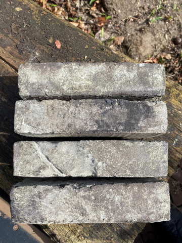 gevelstenen zonder voeg